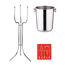 Foldable Stand + 6 L Champagne Bucket Set | Elara Trading Dubai