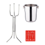 Foldable Stand + 6 L Champagne Bucket Set | Elara Trading Dubai