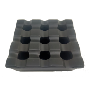 Black Aluminium Windproof Ashtray 11cm| Elara Trading