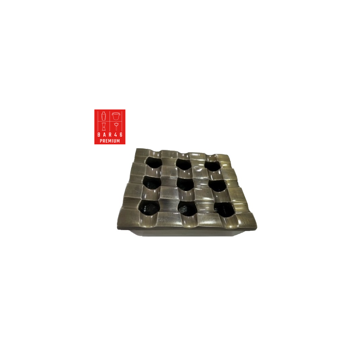 Antique Windproof Aluminium Ashtray | Bar Tools Dubai