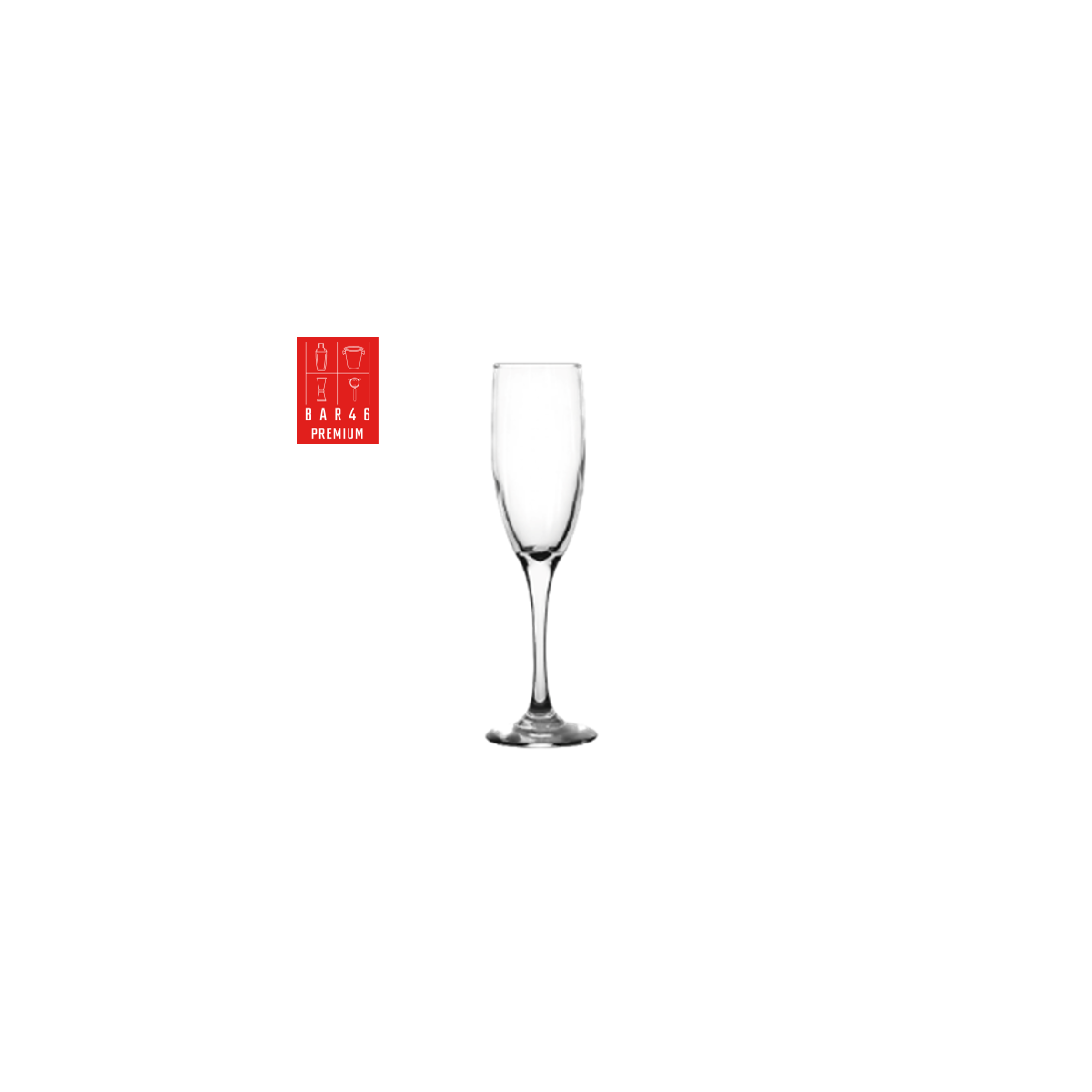 Champagne Flute Glass 190ml | Elara Trading Barware UAE