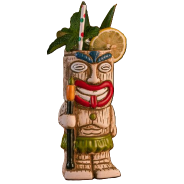 Moko Kali Ceramic Tiki Mug 450ml – Wholesale Barware UAE | Elara Trading