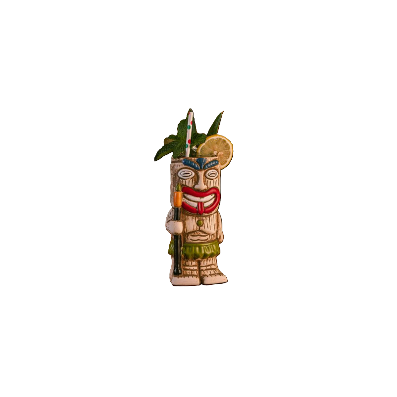 Moko Kali Ceramic Tiki Mug 450ml – Wholesale Barware UAE | Elara Trading
