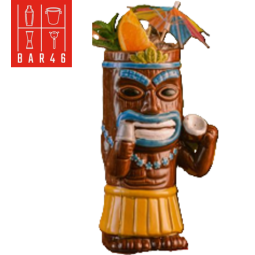 Mow Kari, Ceramic Tiki Mug,...