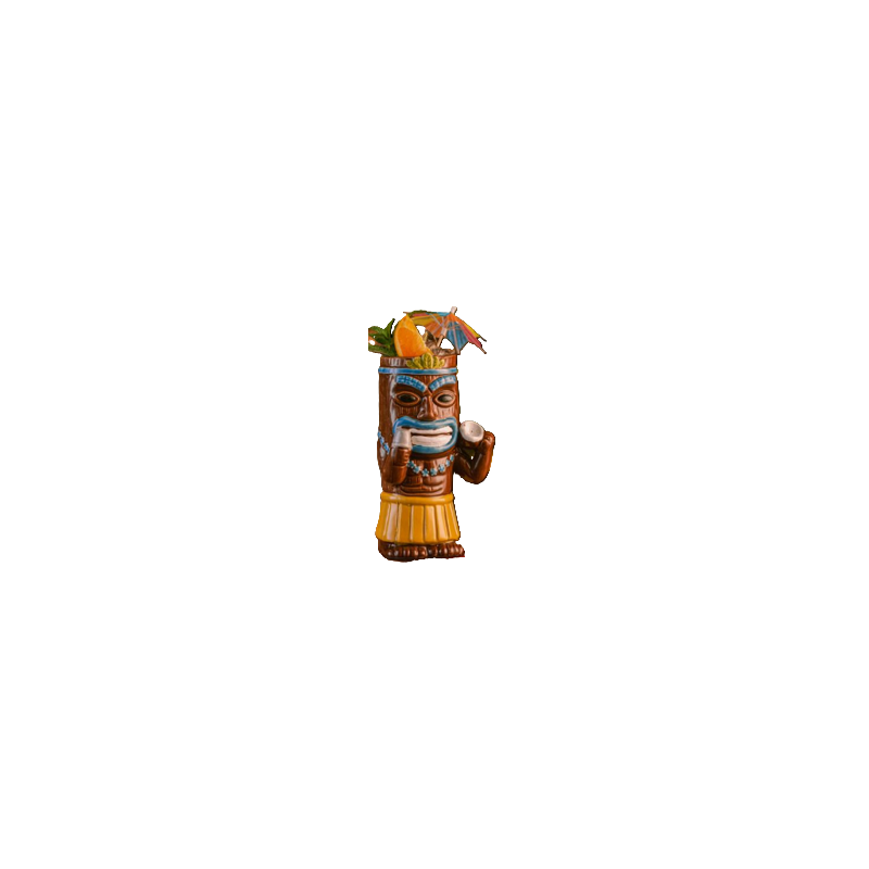 Mow Kari Ceramic Tiki Mug 450ml – Hospitality Drinkware UAE | Elara Trading