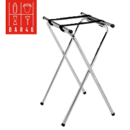 Stainless Steel Tray Stand Silver 81cm – Foldable & Durable | Elara Trading