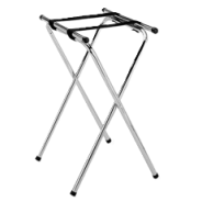Stainless Steel Tray Stand Silver 81cm – Foldable & Durable | Elara Trading