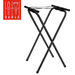 Black Folding Tray Stand – Bar Tray Holder | Elara Trading