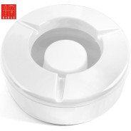 White Windproof Melamine Ashtray 10cm – Elara Trading