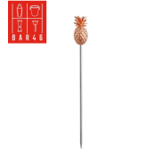 Copper Cocktail Pick with Pineapple Top – Reusable Garnish Tool | Elara Trading UAE
