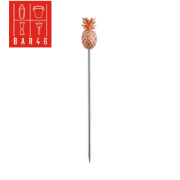 Copper Cocktail Pick with Pineapple Top – Reusable Garnish Tool | Elara Trading UAE
