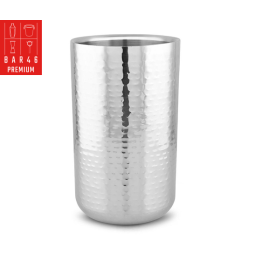 Double-Wall Stainless Steel Wine Cooler – 1.5L Hammered Finish