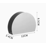 Stainless Steel Half Moon Napkin Holder – Elara Trading UAE