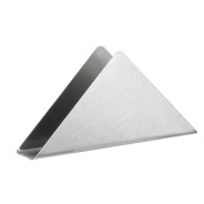 Stainless Steel Triangle Napkin Holder – 14cm | Premium Tabletop Display