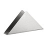 Stainless Steel Triangle Napkin Holder – 14cm | Premium Tabletop Display