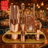 Copper Plated Mixology Bartender 11 Pieces Set | Elara Trading Dubai