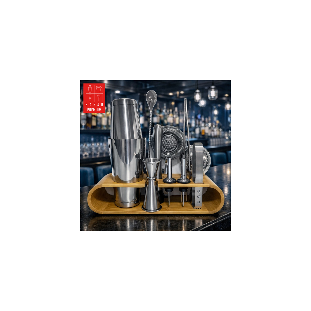 Premium Stainless Steel Mixology Bartender 11 Pieces Set | Elara Trading Dubai