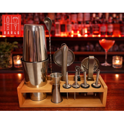 Stainless Steel Mixology Bartender 13 Pieces Set | Elara Trading Dubai