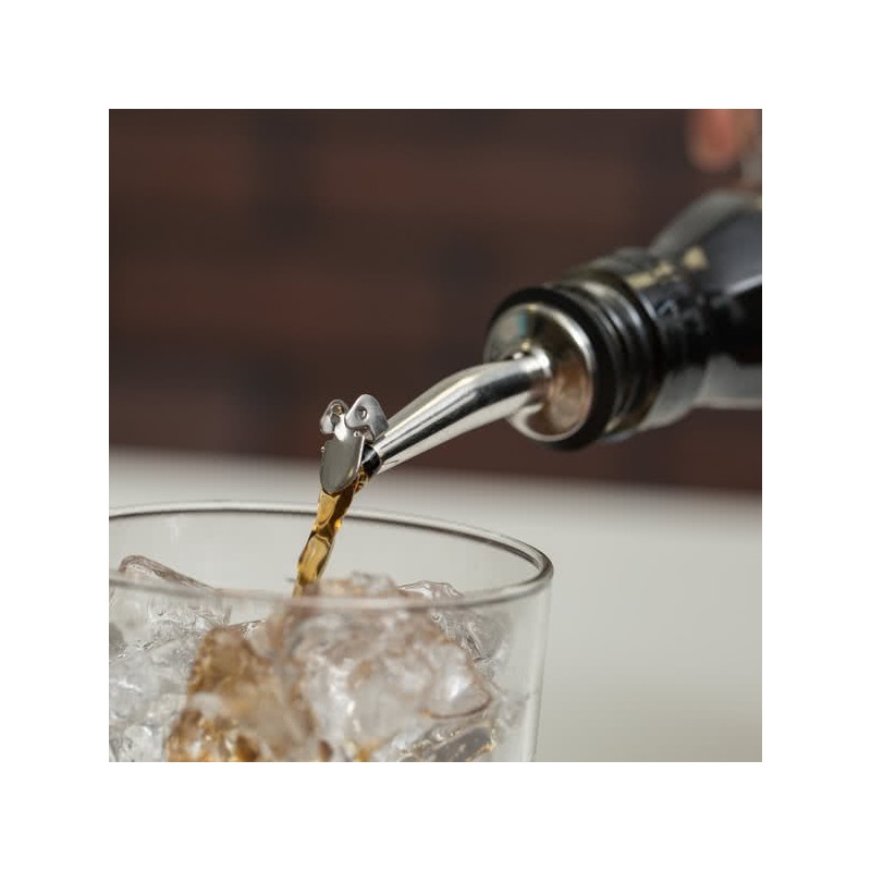 Liquor Pourer with Flip Cap – Bar Equipment Supplier Dubai | Elara Trading