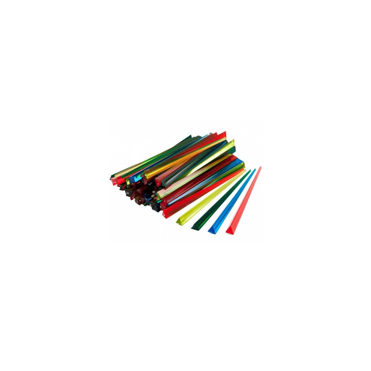 Assorted colors Prism Pick,  3.5''/9 cm, Pack of 500 pieces