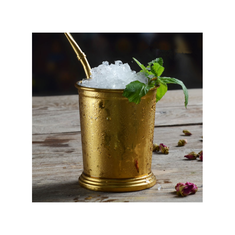 Gold Rose Plated Julep Cup 14oz | Elara Trading Bar Tools Wholesaler UAE