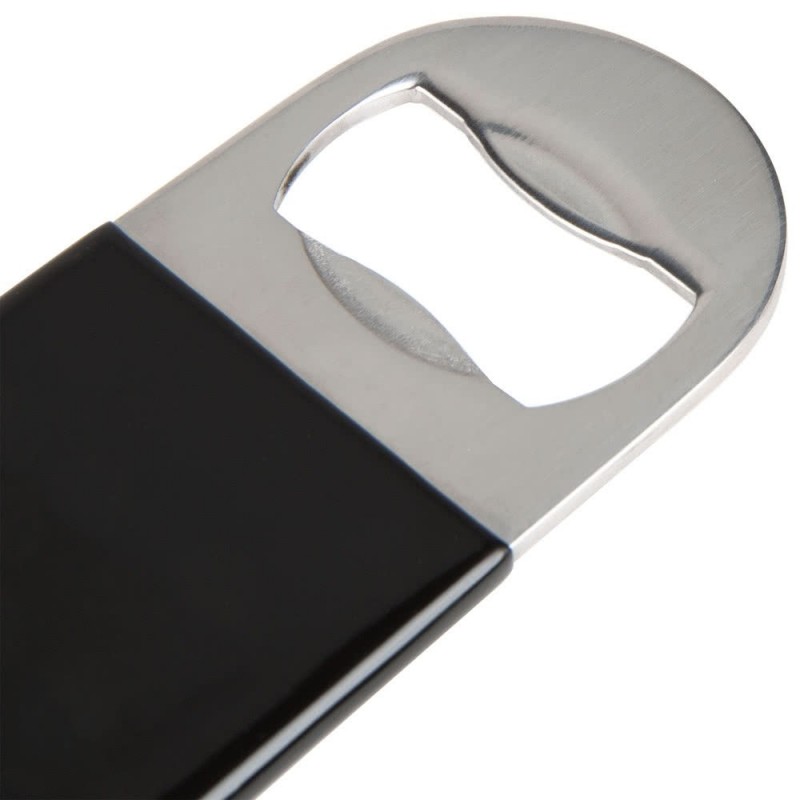 Vinyl Black Flat Bottle Opener – Professional Bar Blade by Elara Trading
