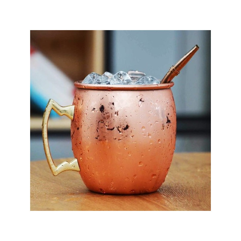Gold Moscow Mule Mug 450ml – Mirror Finish Cup | Elara Trading UAE