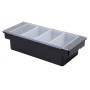 Bar Condiment & Garnish Dispenser 4 Sections | Elara Trading UAE