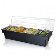 Bar Condiment & Garnish Dispenser 4 Sections | Elara Trading UAE