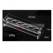 Acrylic 6 Shot Glasses Tray – Bar Serving Tool | Elara Trading
