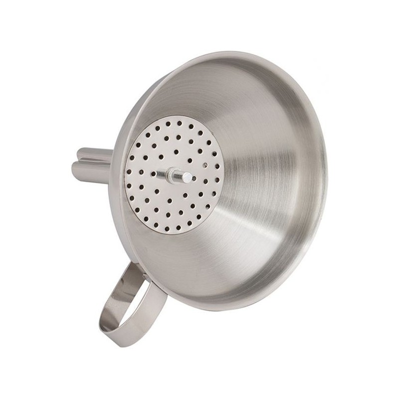 Stainless Steel Funnel with Strainer | Bar Tools Elara Trading